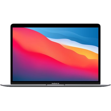 MacBook Air 13-inch, True Tone, procesor Apple M1 , 8 nuclee CPU si 7 nuclee GPU, 8GB, 256GB, Space Grey, INT KB