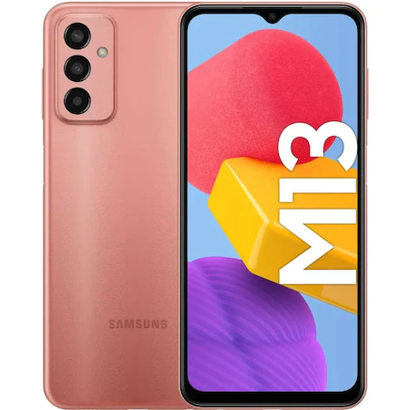 Samsung Galaxy M13, Dual SIM, 128GB, 4GB RAM, 4G, Orange Copper