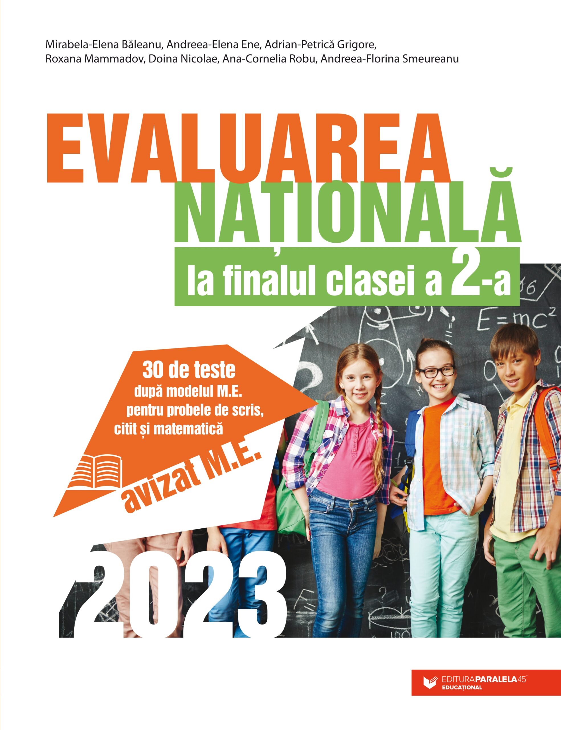 Evaluarea Națională 2023 la finalul clasei a II-a. 30 de teste după modelul M.E. pentru probele de scris, citit și matematică